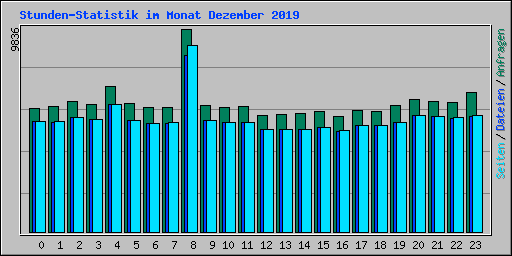 Stunden-Statistik im Monat Dezember 2019