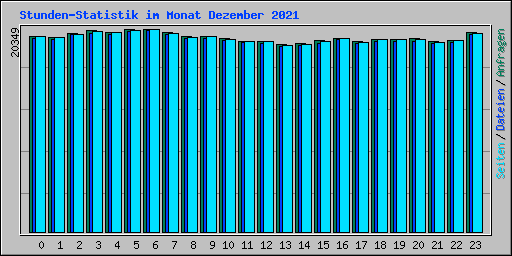 Stunden-Statistik im Monat Dezember 2021