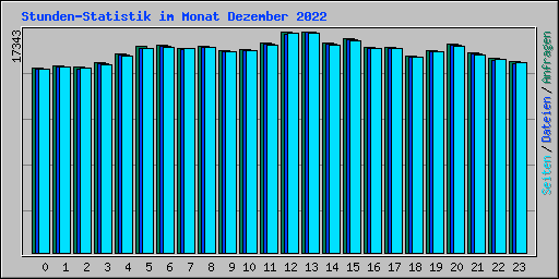 Stunden-Statistik im Monat Dezember 2022