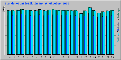 Stunden-Statistik im Monat Oktober 2025